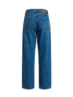 Turbo Loose Baggy Jeans – Premium Medium Blue Wash | 100% Cotton Denim | Street Style Baggy Fit