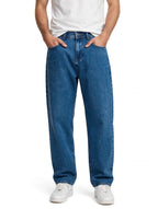 Turbo Loose Baggy Jeans – Premium Medium Blue Wash | 100% Cotton Denim | Street Style Baggy Fit