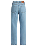 Men's Wide Straight Baggy Denim Jeans - Stone Blue | Premium Quality | Relaxed Fit