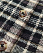 Men's Casual Check Shirt – Brown | Soft Flannel | Full Sleeves
