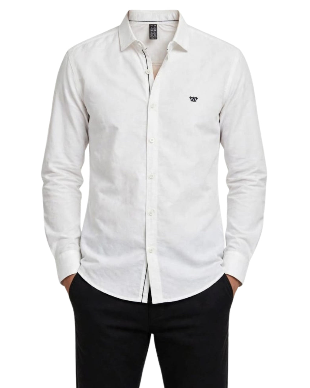 RAIHA Turkish Premium White Shirt For Men - Smart Casual Collection