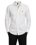 RAIHA Turkish Premium White Shirt For Men - Smart Casual Collection