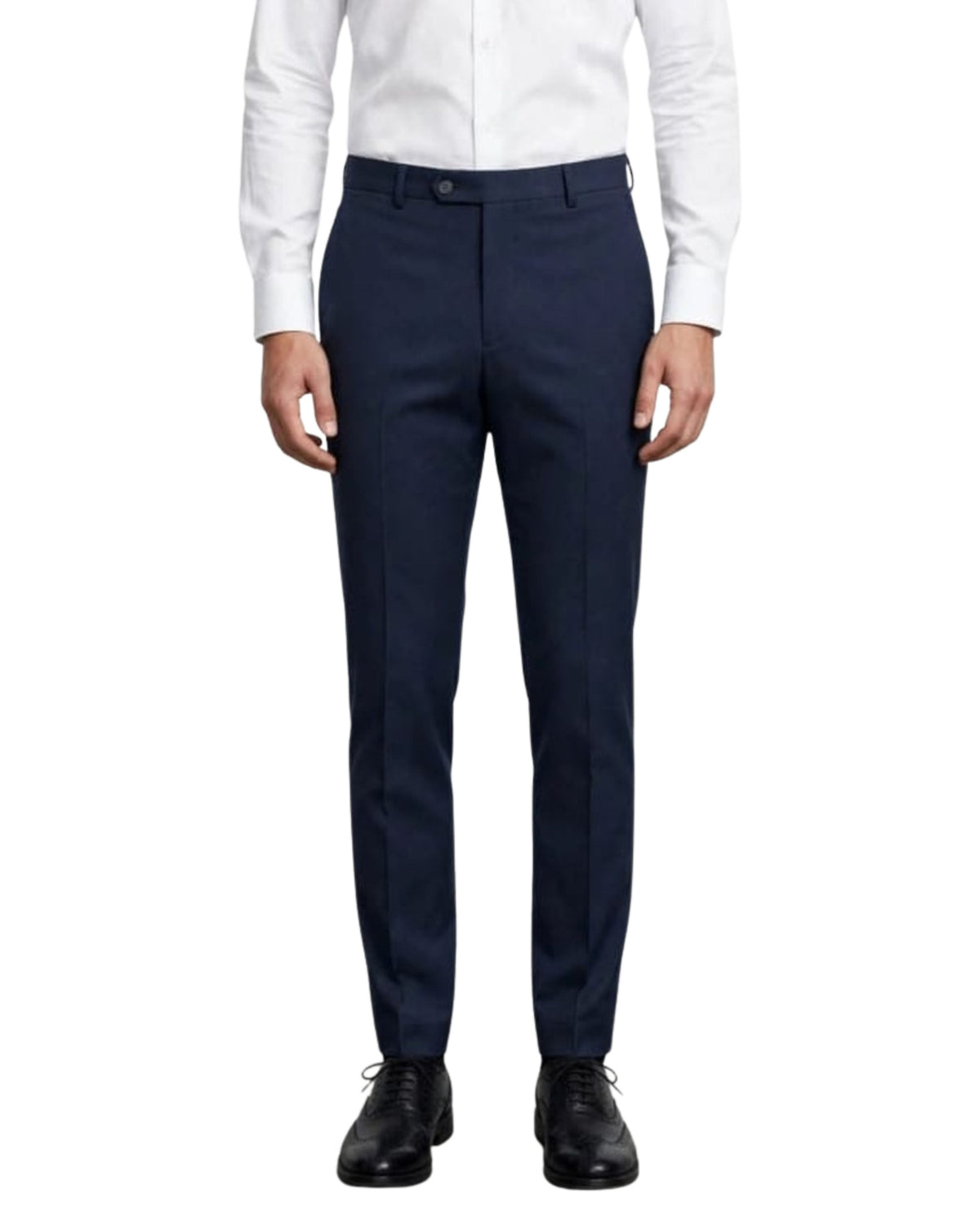 Black Studio Men's Premium Formal Dress Pant - 4 Colors (Black, Navy, Steel Grey, Light Grey)
