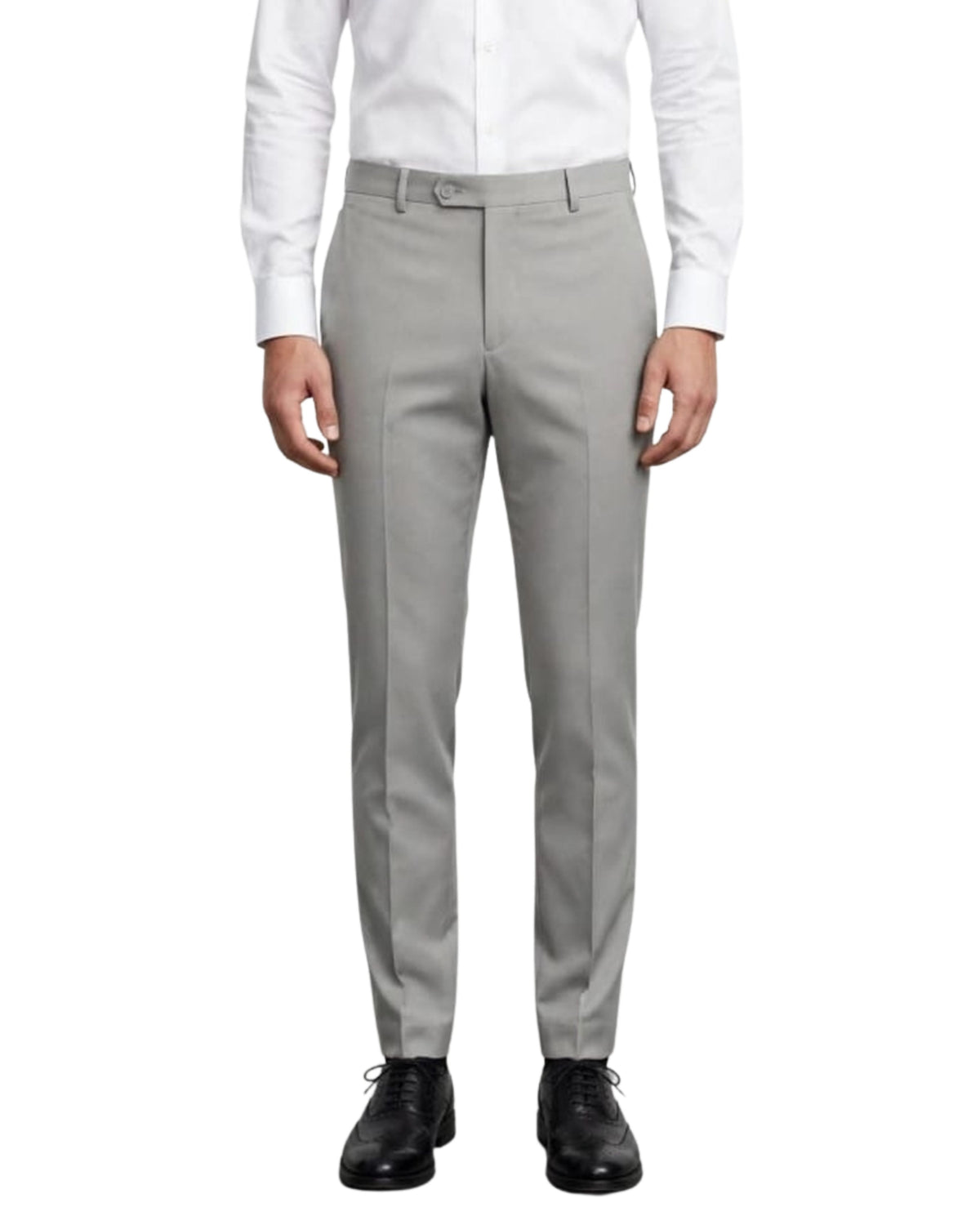 Black Studio Men's Premium Formal Dress Pant - 4 Colors (Black, Navy, Steel Grey, Light Grey)