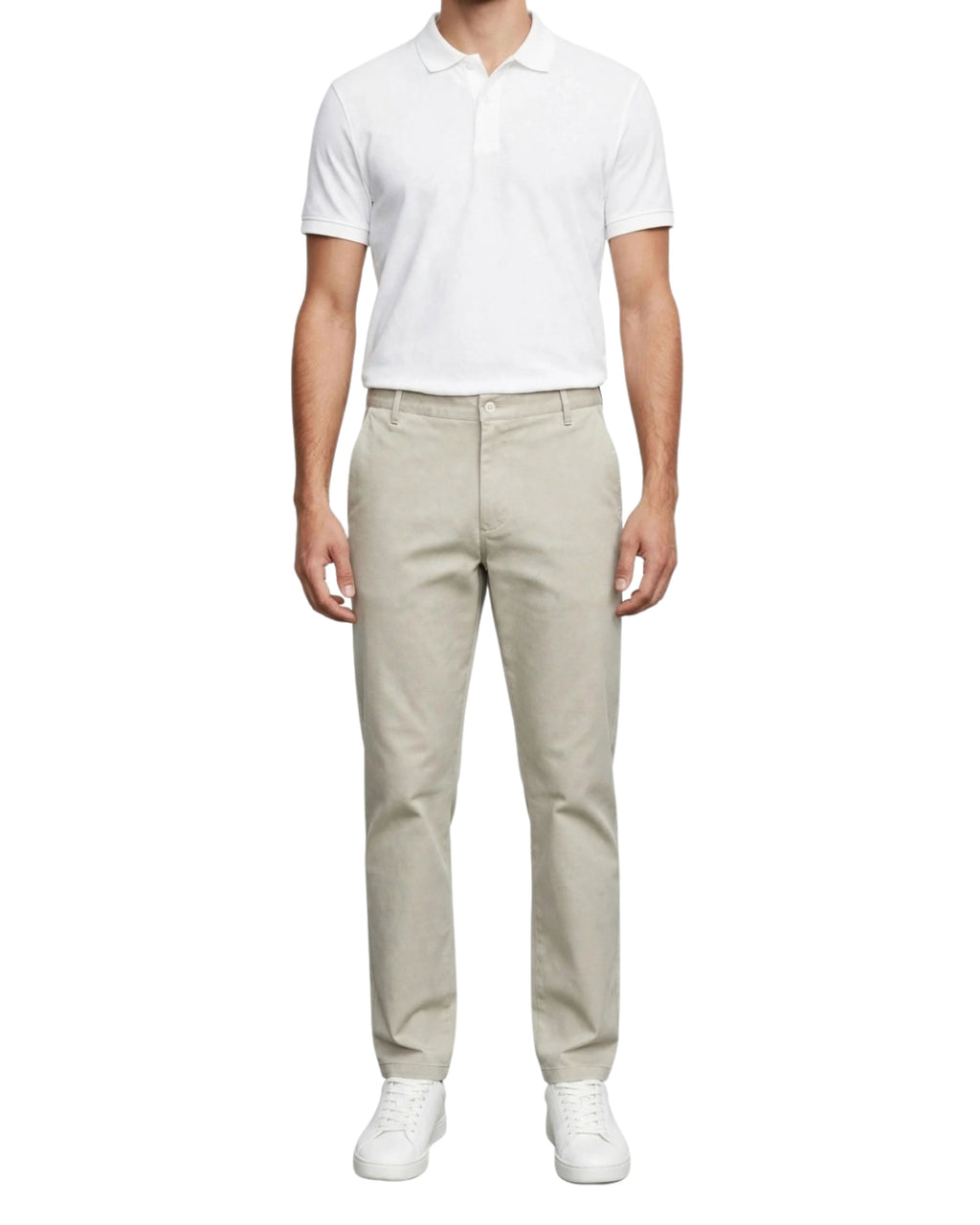 Premium Cotton Chino Pant - Slim Fit - Stretchable