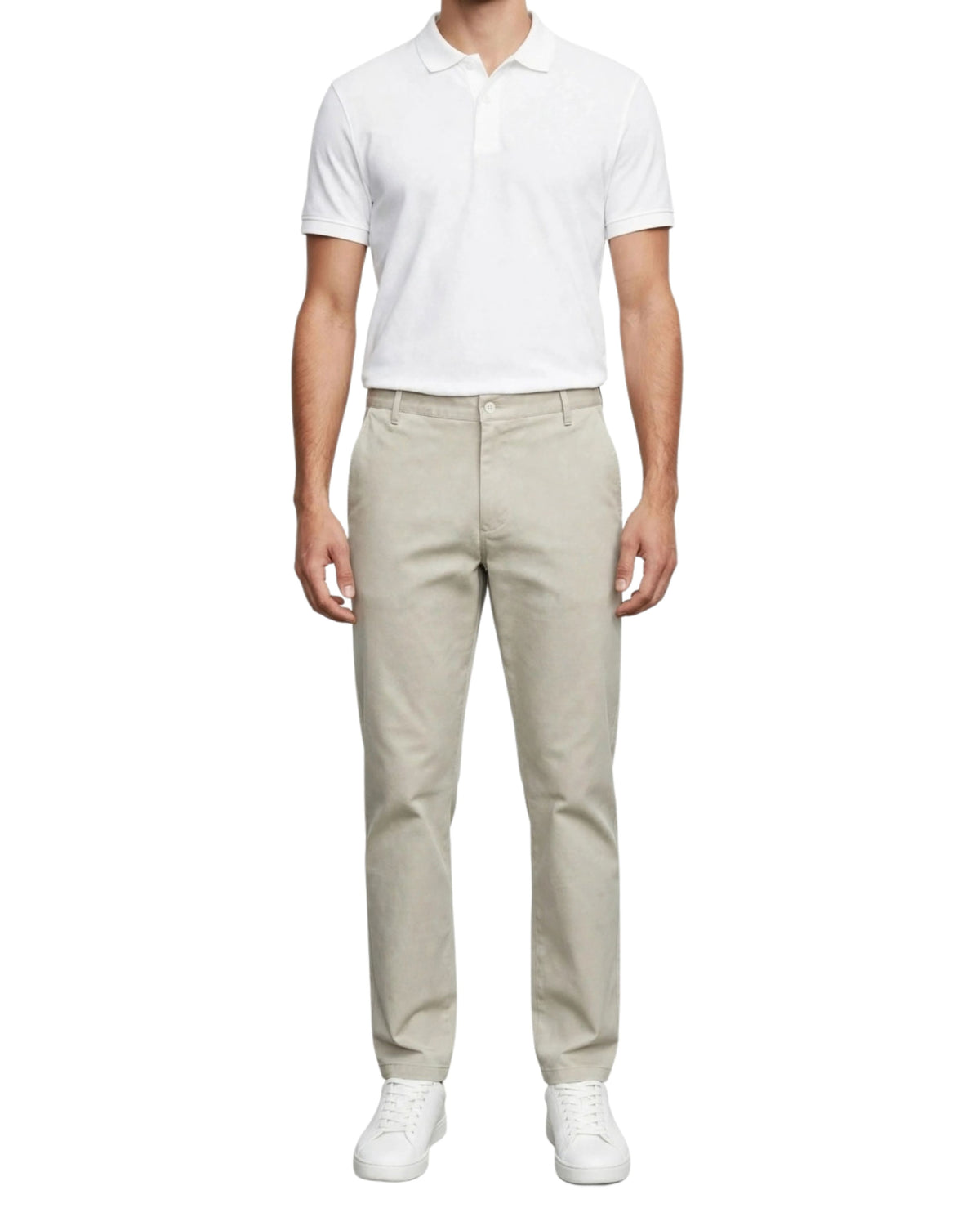 Premium Cotton Chino Pant - Slim Fit - Stretchable