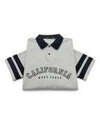 Men's Premium Waffle Knit Polo Shirt - California West Coast | Raiha