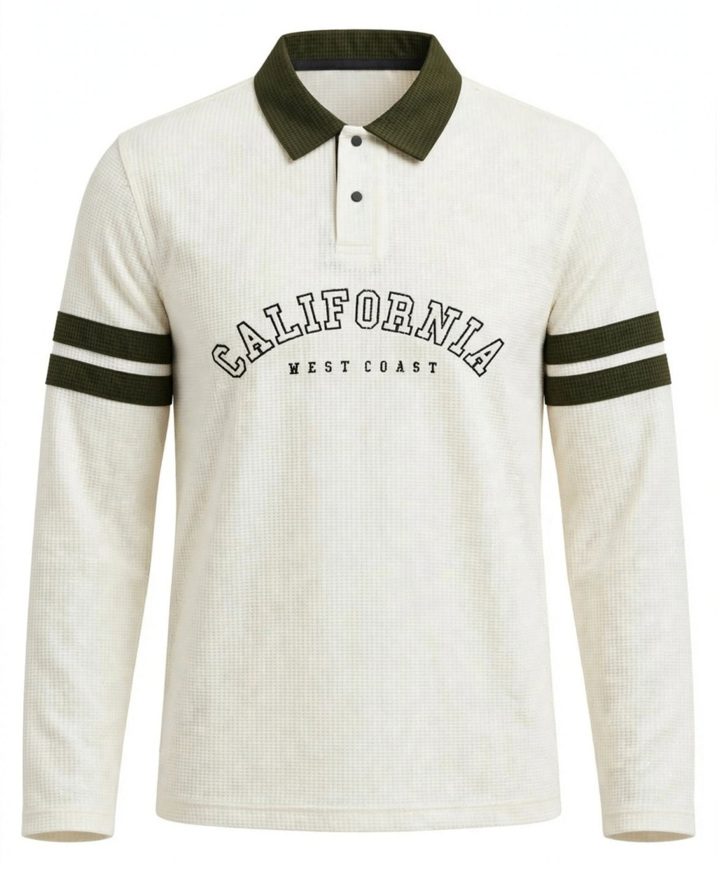 Raiha | Combo | Men's Premium Waffle Knit Polo Shirt - California West Coast