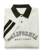 Men's Premium Waffle Knit Polo Shirt - California West Coast | Raiha